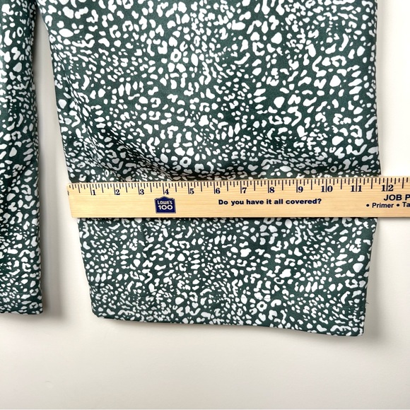 DR2 Polyester Wide Leg Pants Women Size L Leopard Print Elastic Waste Tie 0273 - Picture 8 of 9